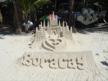 Boracay sand castle